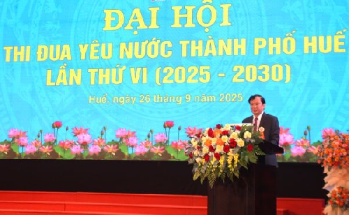 Đại hội Thi đua yêu nước thành phố Huế lần thứ VI (2025-2030) 