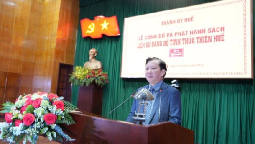 Lễ ra mắt và công bố sách Lịch sử Đảng bộ tỉnh Thừa Thiên Huế, tập IV (2001 - 2024)